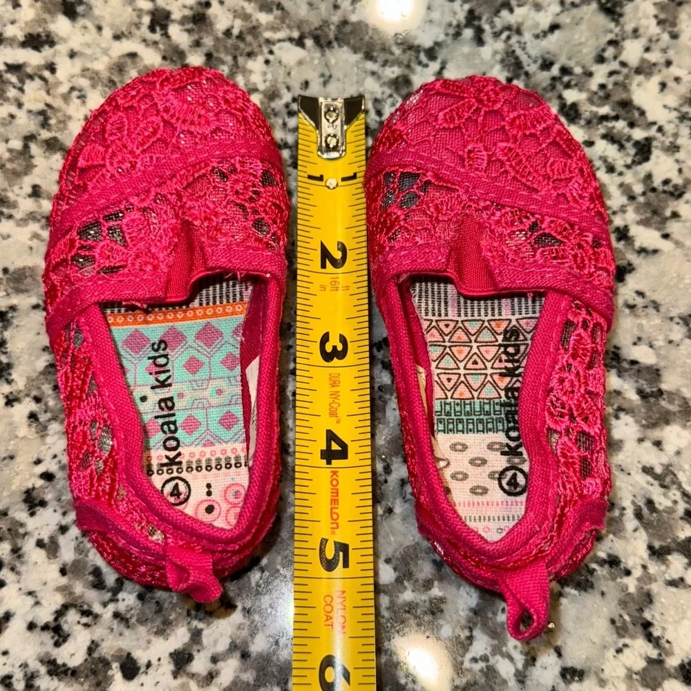 Baby / Toddler Shoes Set of 2 - Koala Kids Pink‎ Lace Shoes & Glitter Flip Flops